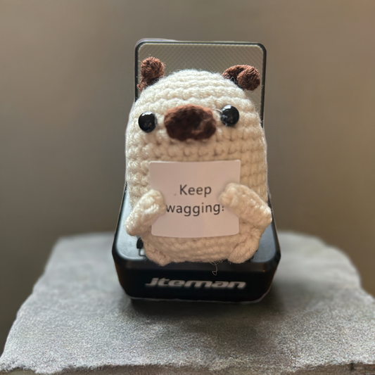 Keep Waggin- Positive Pug