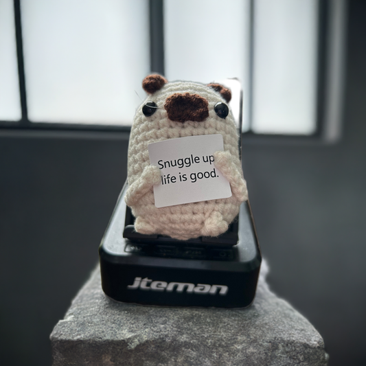 Snuggle up Life is Good- Positive Pug