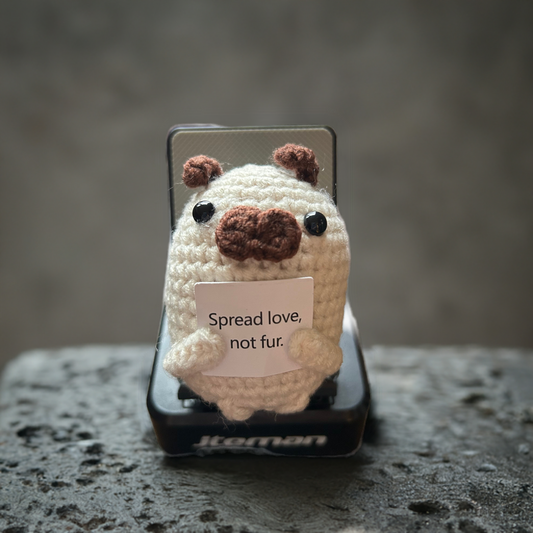 Spread Love Not Fur- Positive Pug